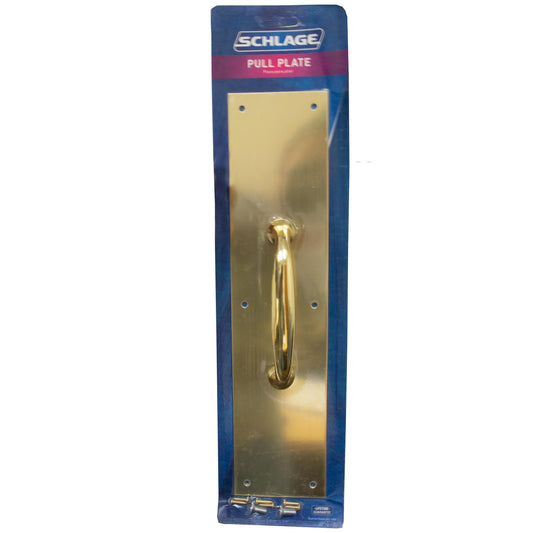 SC8311-5B3 3-1/2" x 15" Pull Plate - Polished Brass