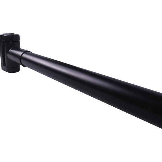 Stone Harbor Hardware Standard Curved Shower Rod, 5 Feet, Dark Bronze