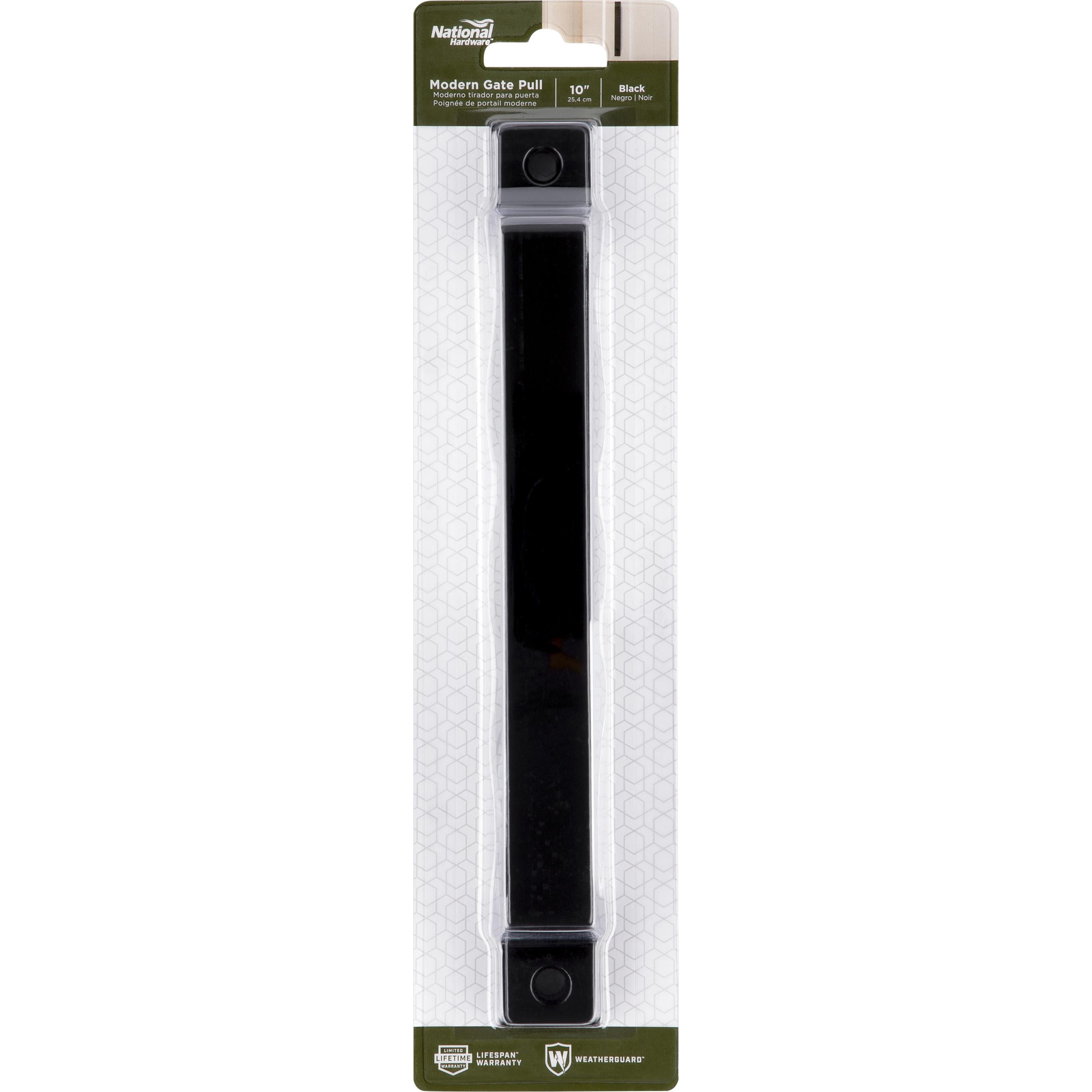 V1107 Modern Gate Pull - Black