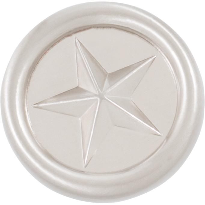 Stone Harbor Hardware Texas Star Cabinet Knob, 1-1/4 Inches, Satin Nickel