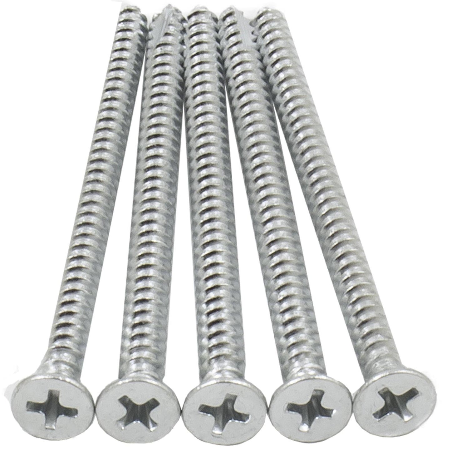 Stone Harbor Hardware Door Hinge Screws, #9 x 2-3/4", 100-Pack, Satin Chrome