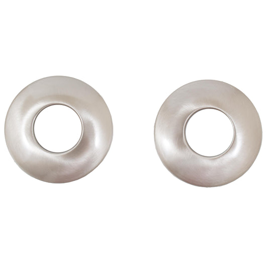 Shower Rod Flanges, Concealed Screws, Satin Stainless Steel by Stone Harbor Hardware