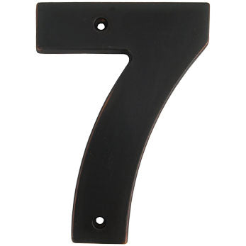 Stone Harbor Hardware Contemporary House Number, #7, 5 Inches, Vintage Bronze