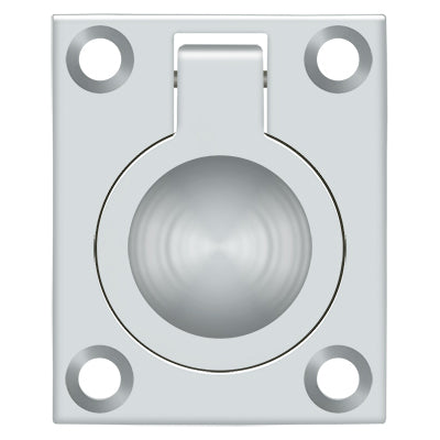 FRP175U26 1-3/4" x 1-3/8" Flush Ring Pull - Polished Chrome