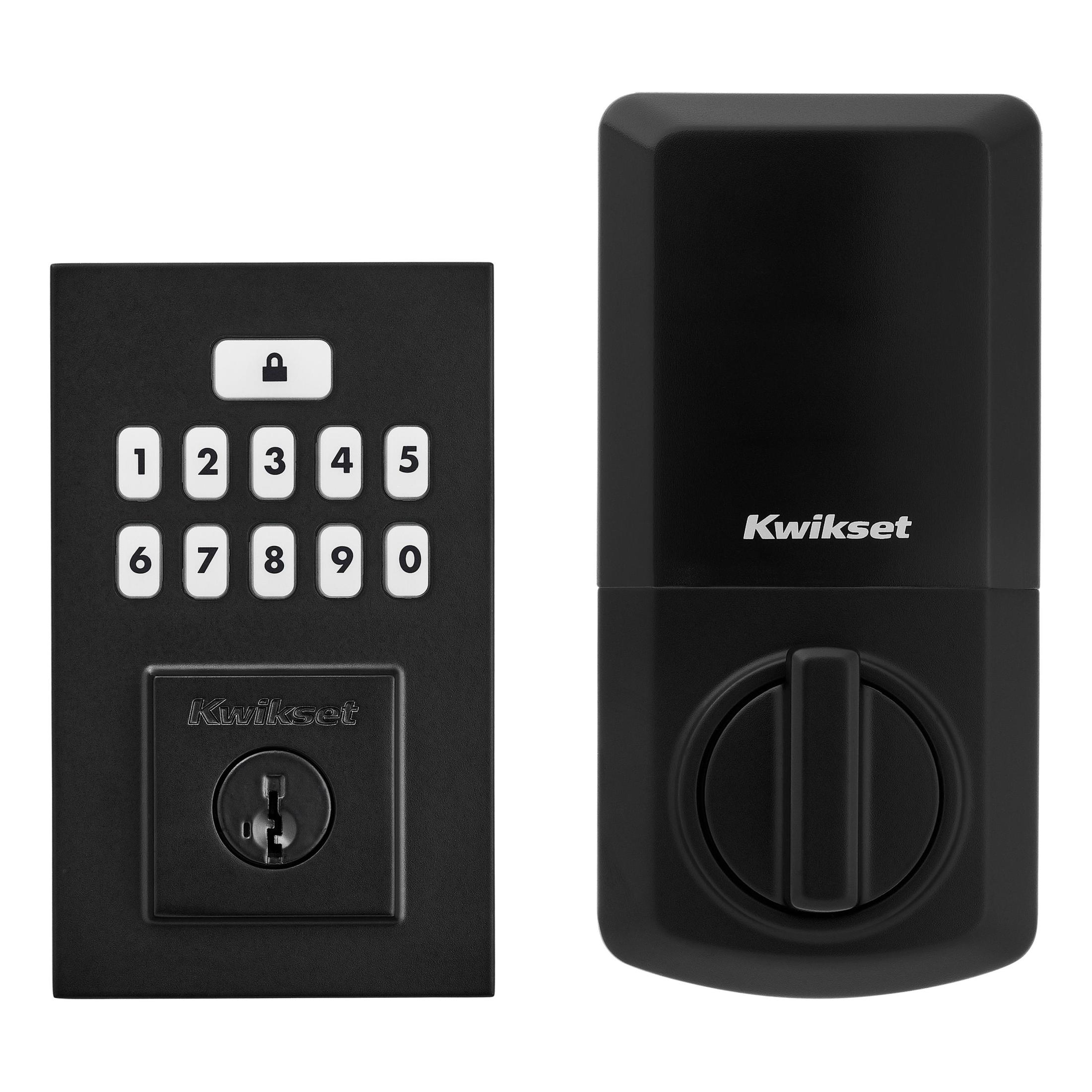 260 CNT 514 SMT RBP RCALFD Contemporary SmartCode Keypad Deadbolt - Matte Black