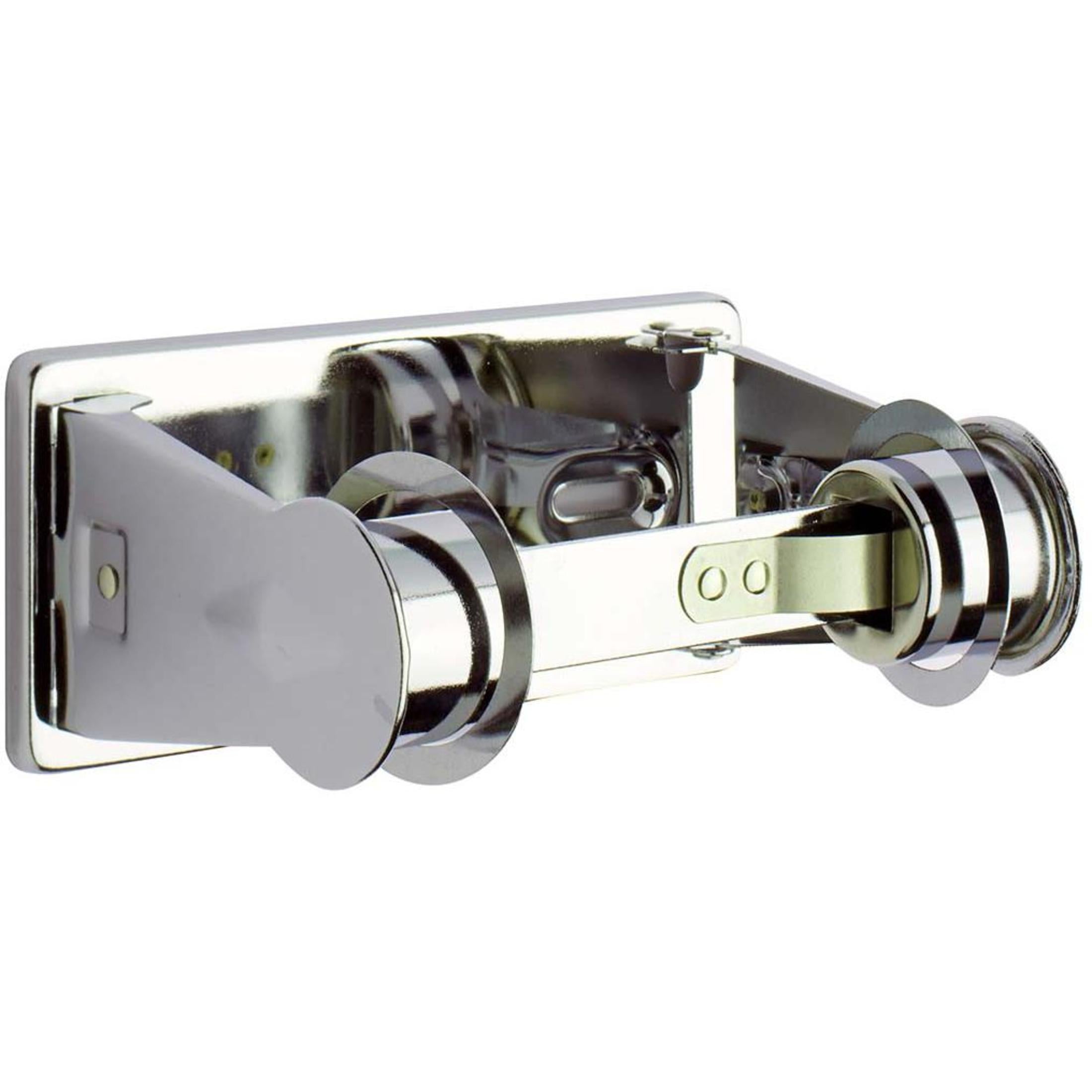 Surface Mount Single Fixed Rod Paper Holder - Polished Chrome