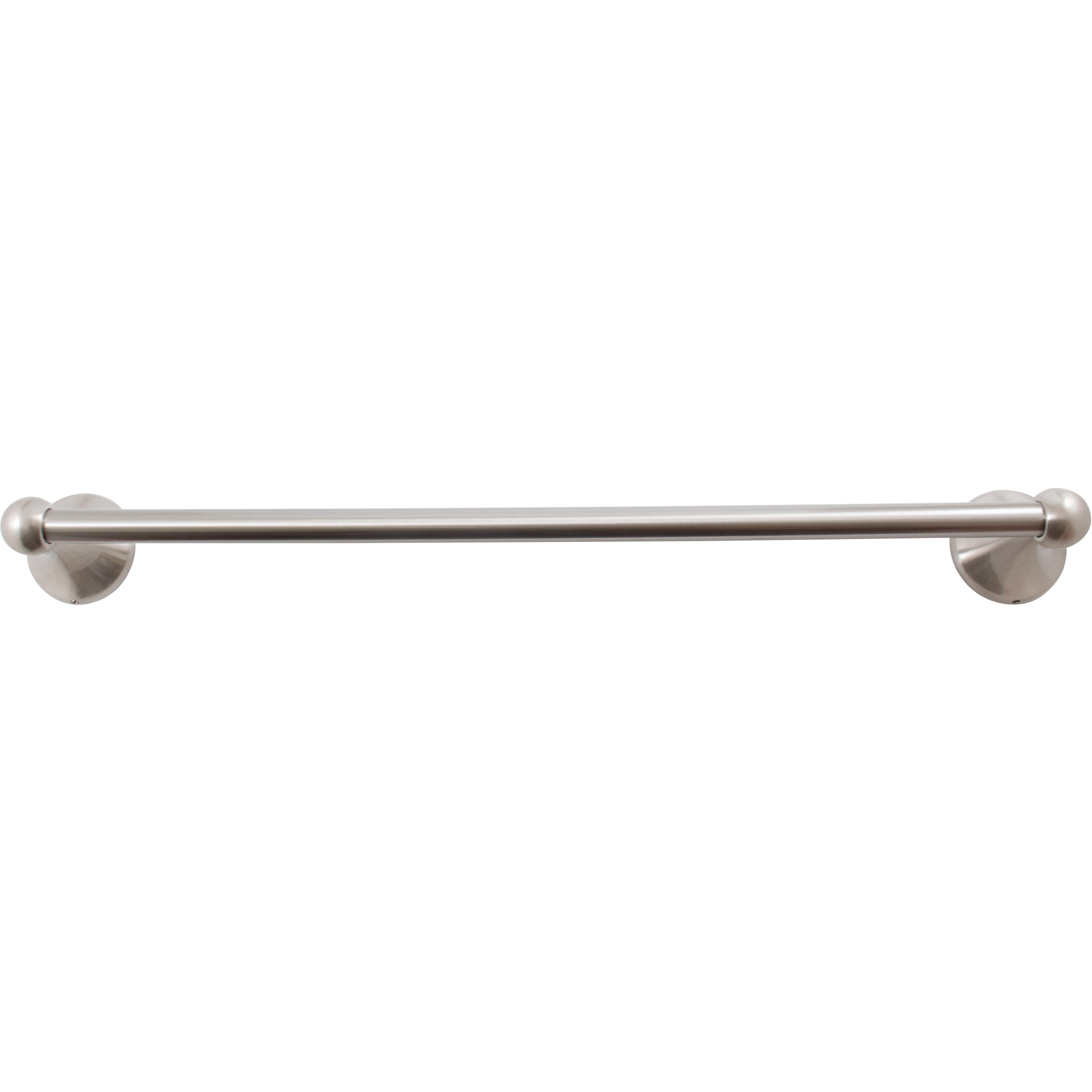 Stone Harbor Hardware Coastal Towel Bar, 18 Inches, Satin Nickel