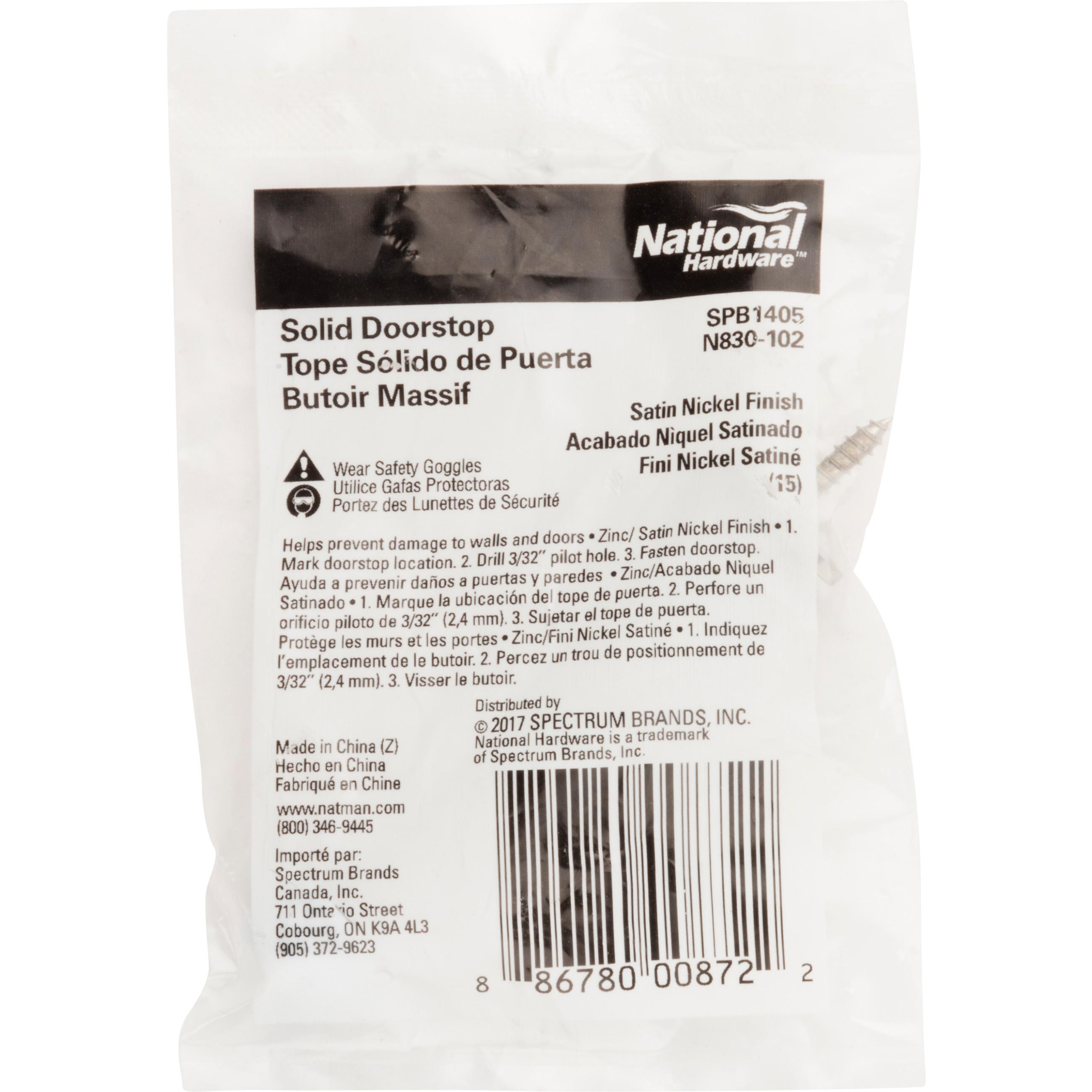 SPB1405 3" Rigid Door Stop - Satin Nickel