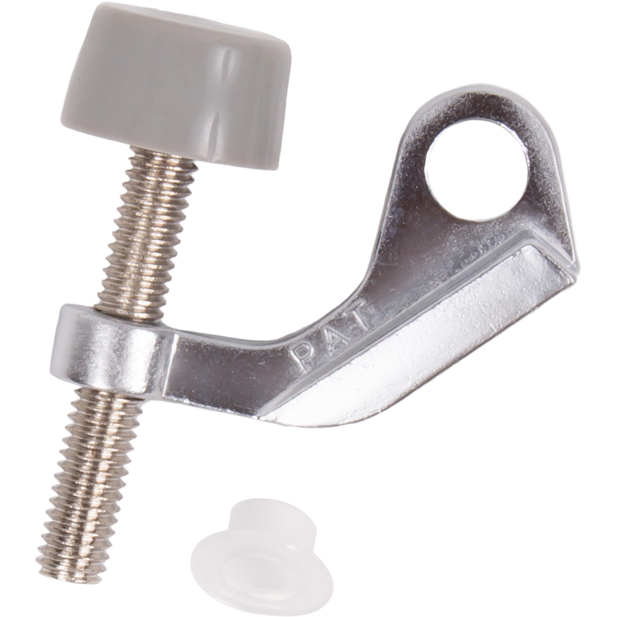 Door Saver Hinge Stop - Satin Chrome