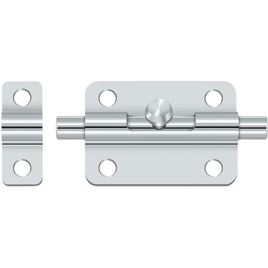 Deltana 3 in. Barrel Bolt w Screws (Set of 10) (Chrome)