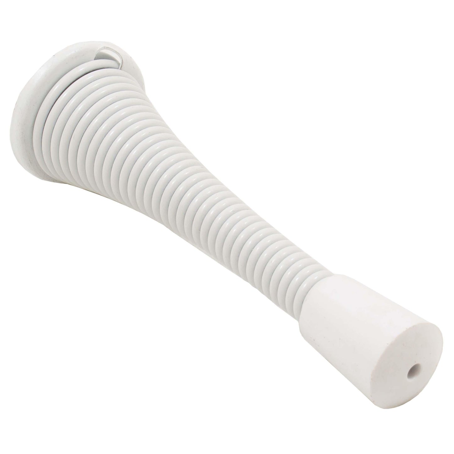 Stone Harbor Hardware Heavy-Duty Spring Door Stop, 3 Inches, White