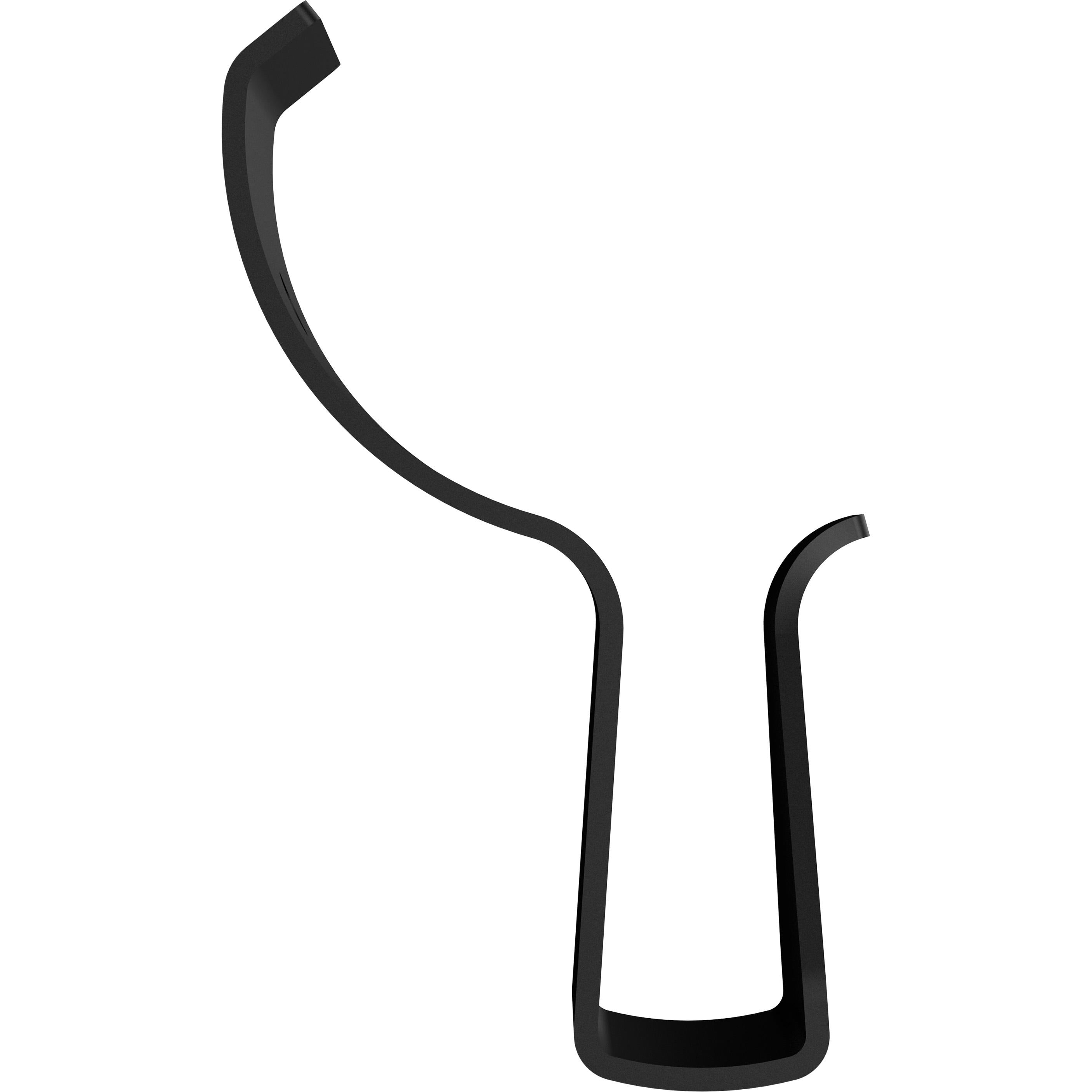 National Hardware - N275-531 - V2684 - 1-7/16" x 3/4" Siding Hook- Black, 4 pack
