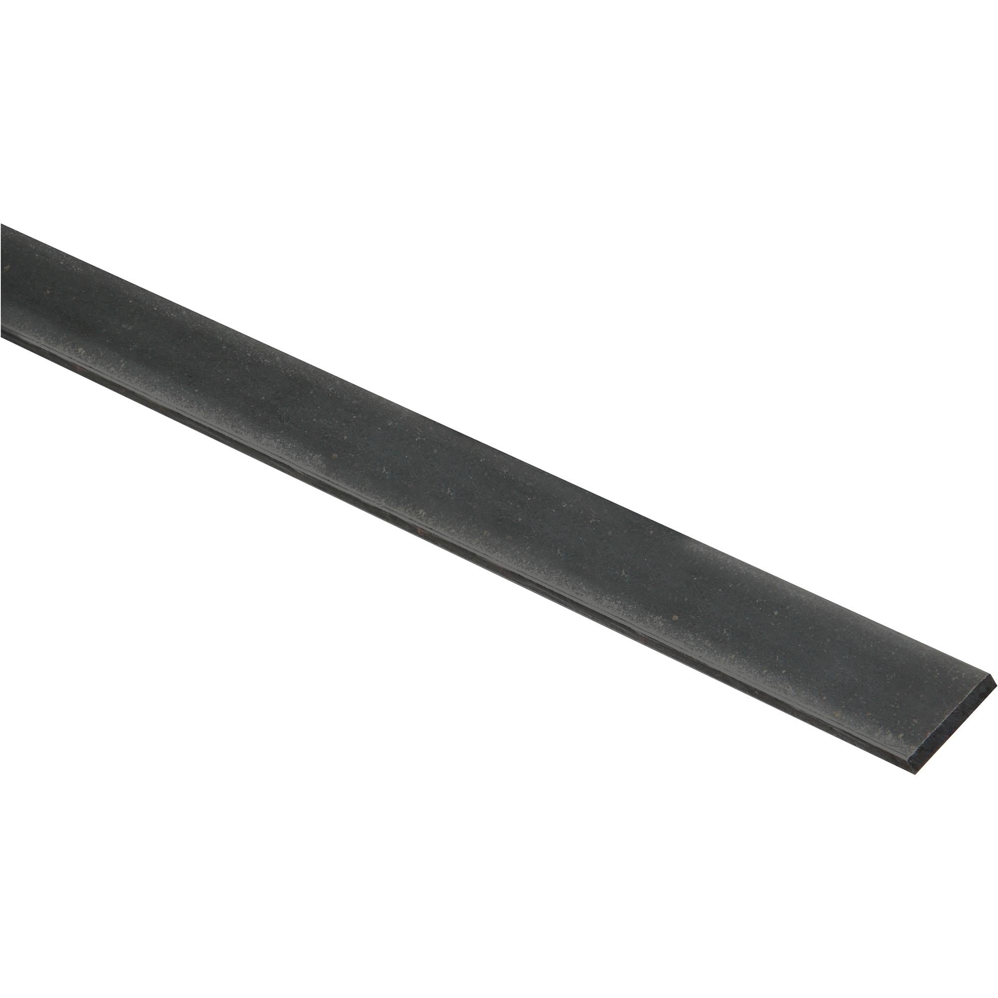 4063BC 1" x 48" Solid Flat 3/16" - Plain Steel