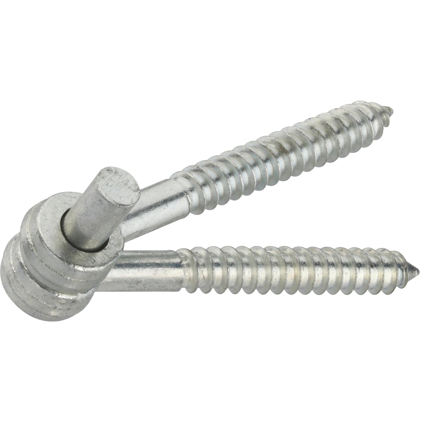 295 1/2" x 4" Screw Hook & Eye Hinge 2/pk - Zinc Plated