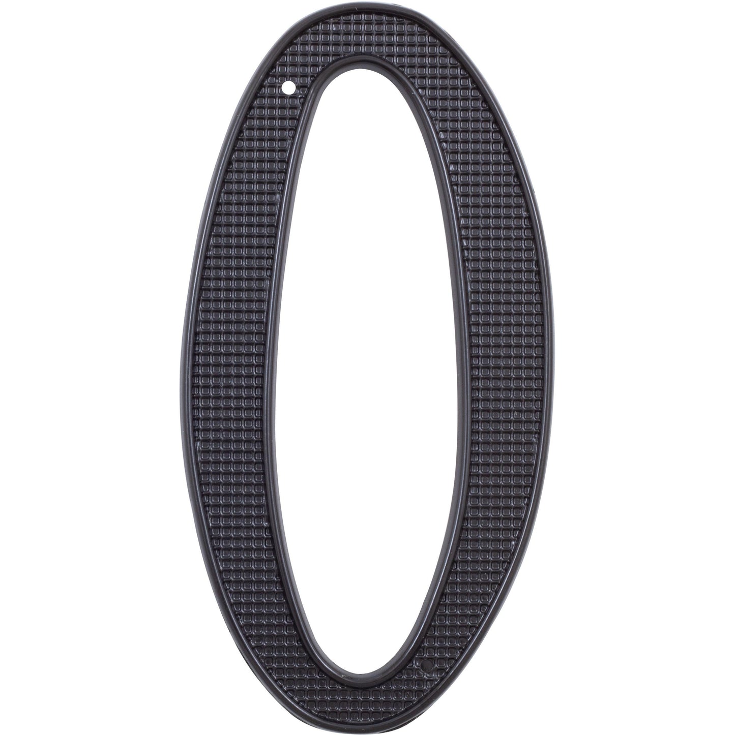 Stone Harbor Hardware Traditional House Number, #0, 4 Inches, Matte Black