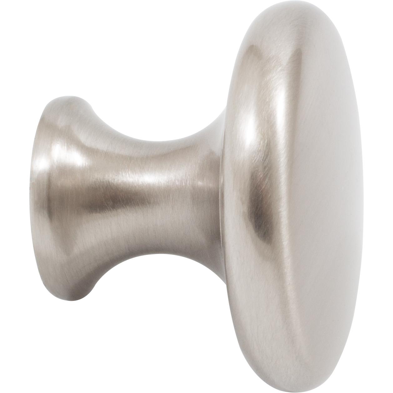 Stone Harbor Hardware Telluride Cabinet/Bi-Fold Door Knob, 1-1/2 Inches, Satin Nickel
