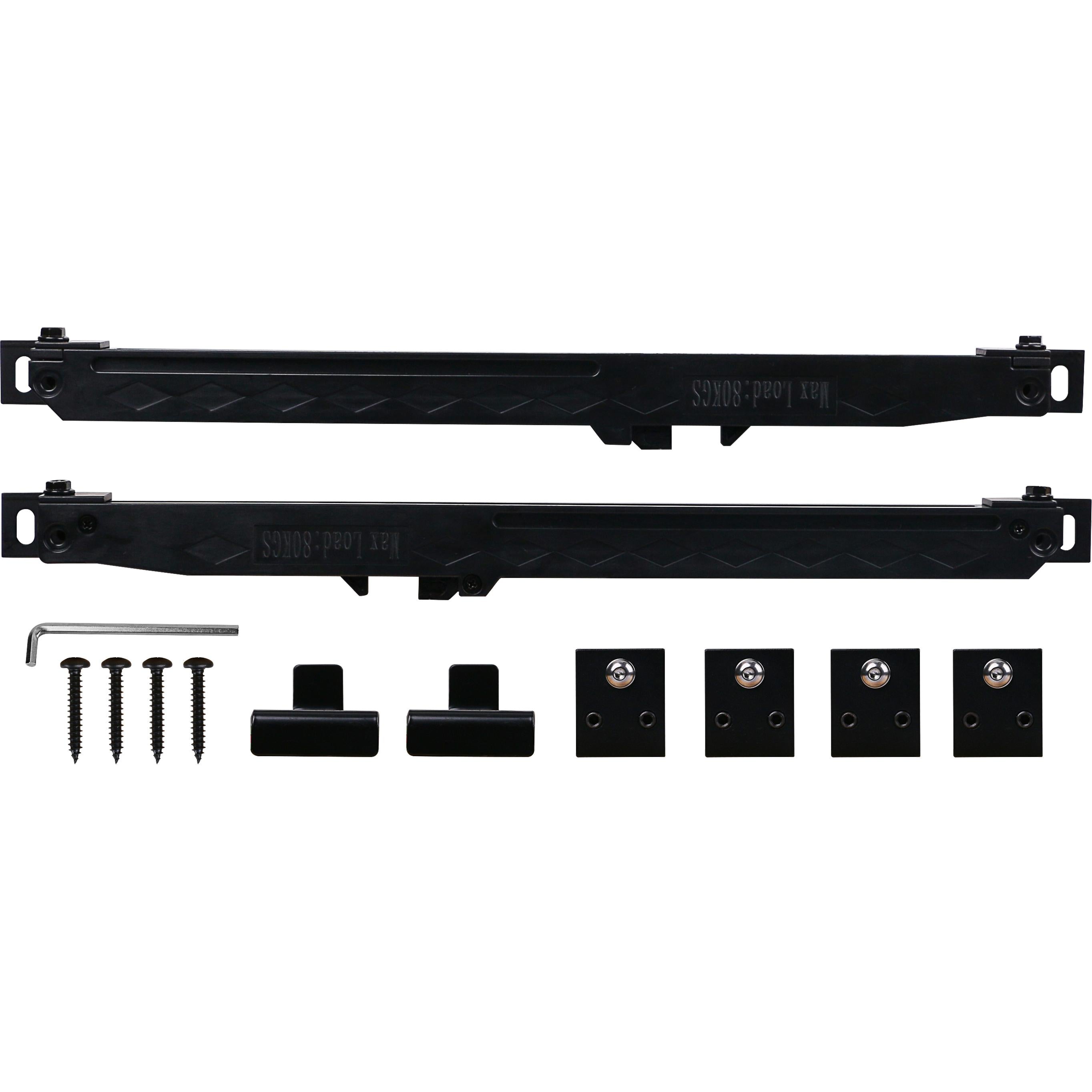 National Hardware - V1060 Soft Close Kit 2/pk - Matte Black