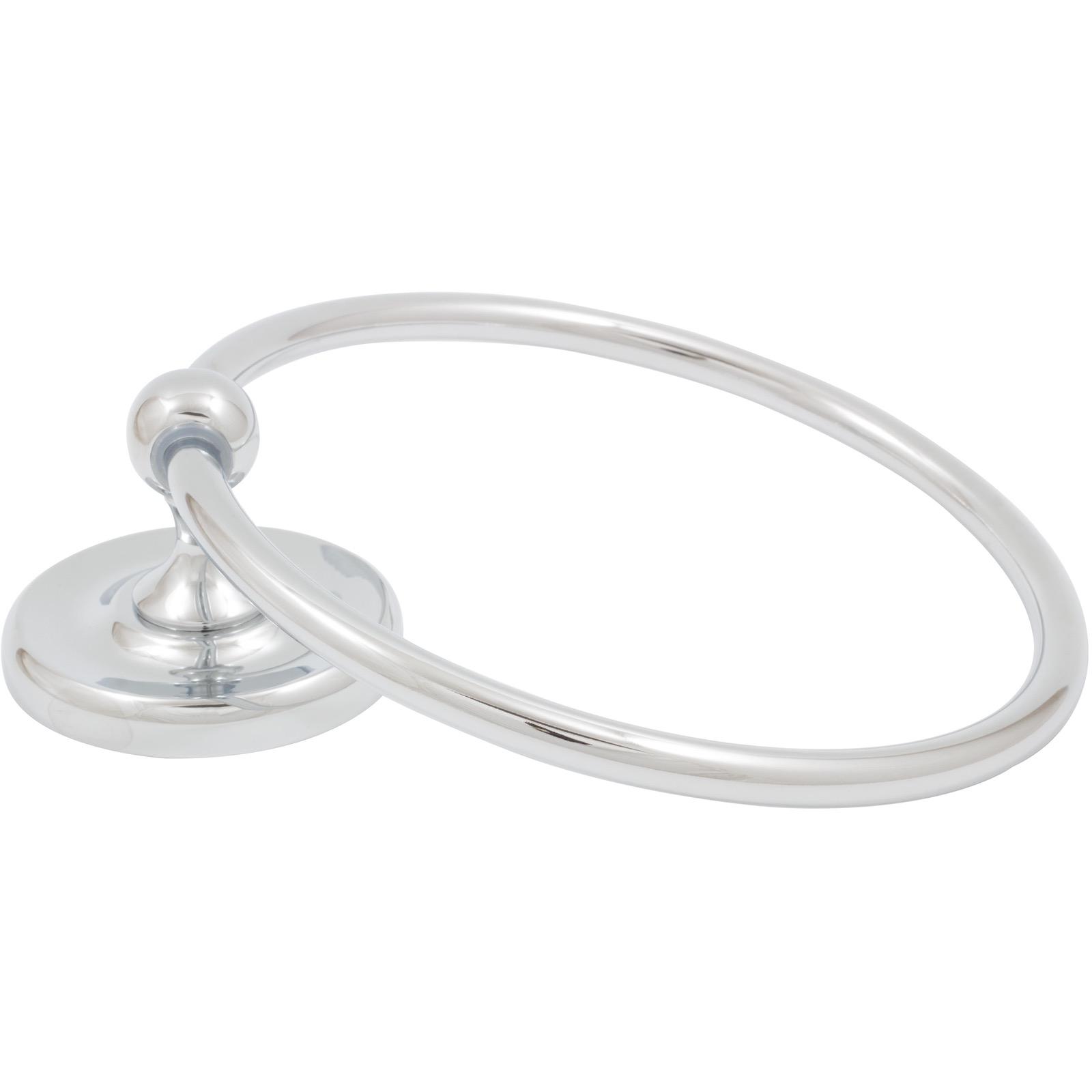 Stone Harbor Hardware Portland Towel Ring, Polished Chrome