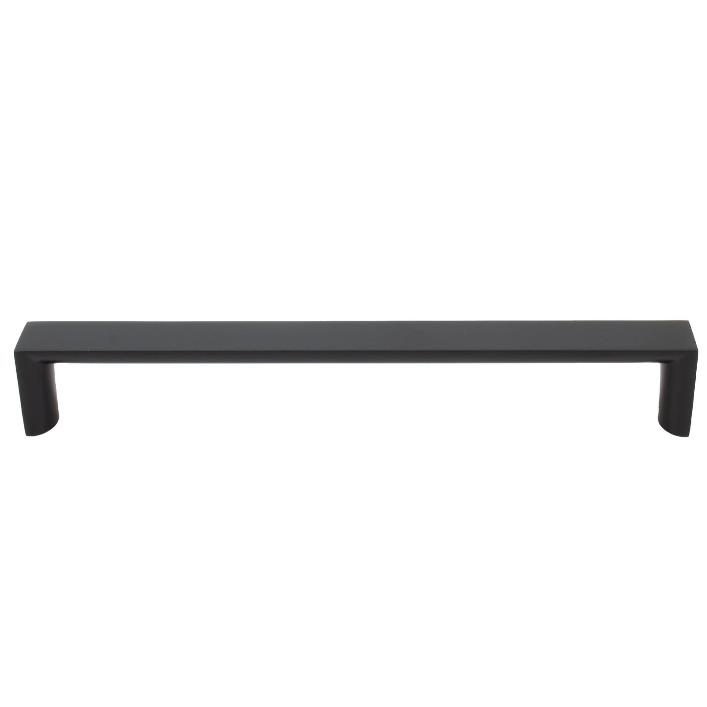 Stone Harbor Hardware Plateau Cabinet Pull, 192 Millimeters, Matte Black