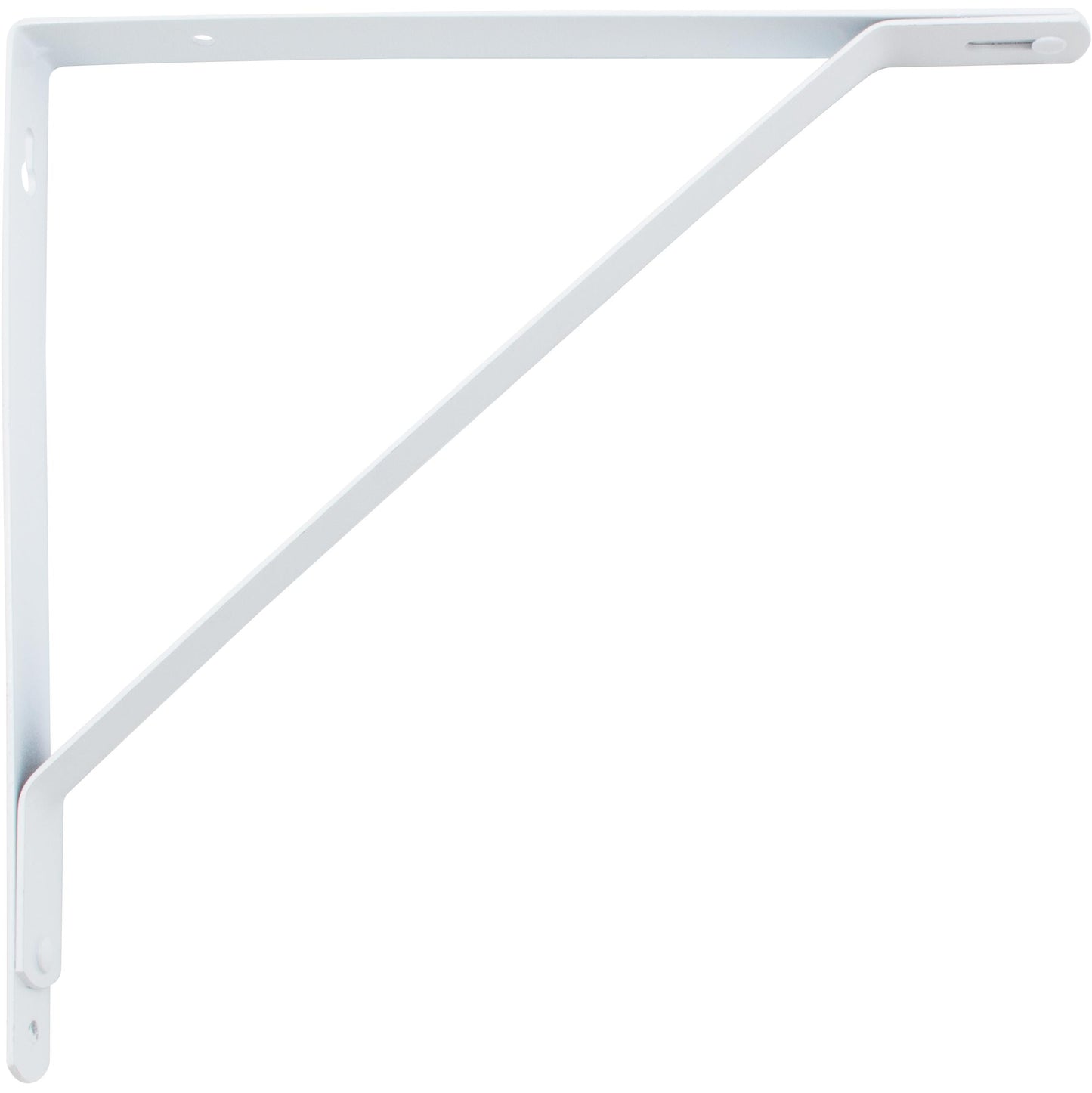 Stone Harbor Hardware Shelf Bracket, Powder Coated, 10-1/2 Inches, White