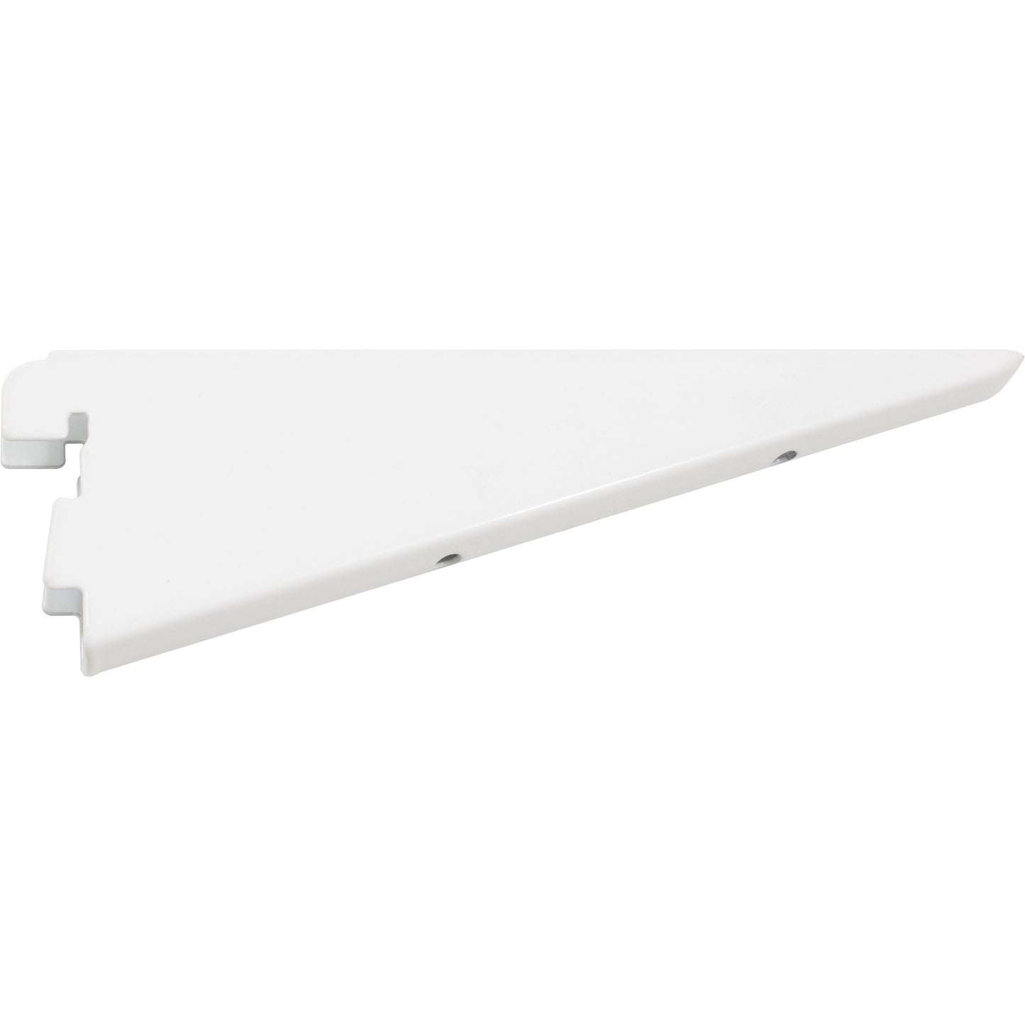 Stone Harbor Hardware Double Track Shelf Bracket for Wood Shelf, 7 Inches, White