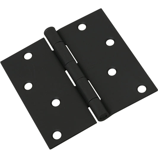 V512 4" SQR Hinge 1/pk - Black