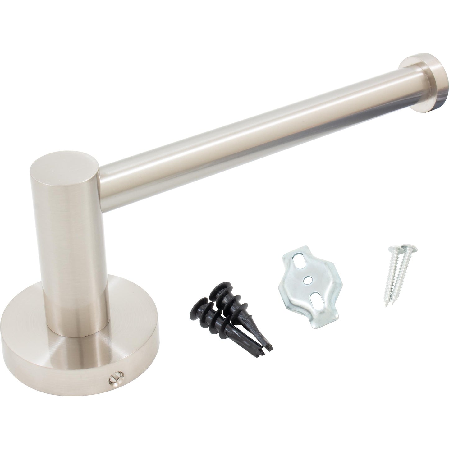 Stone Harbor Hardware Zurich Post Paper Holder, Satin Nickel