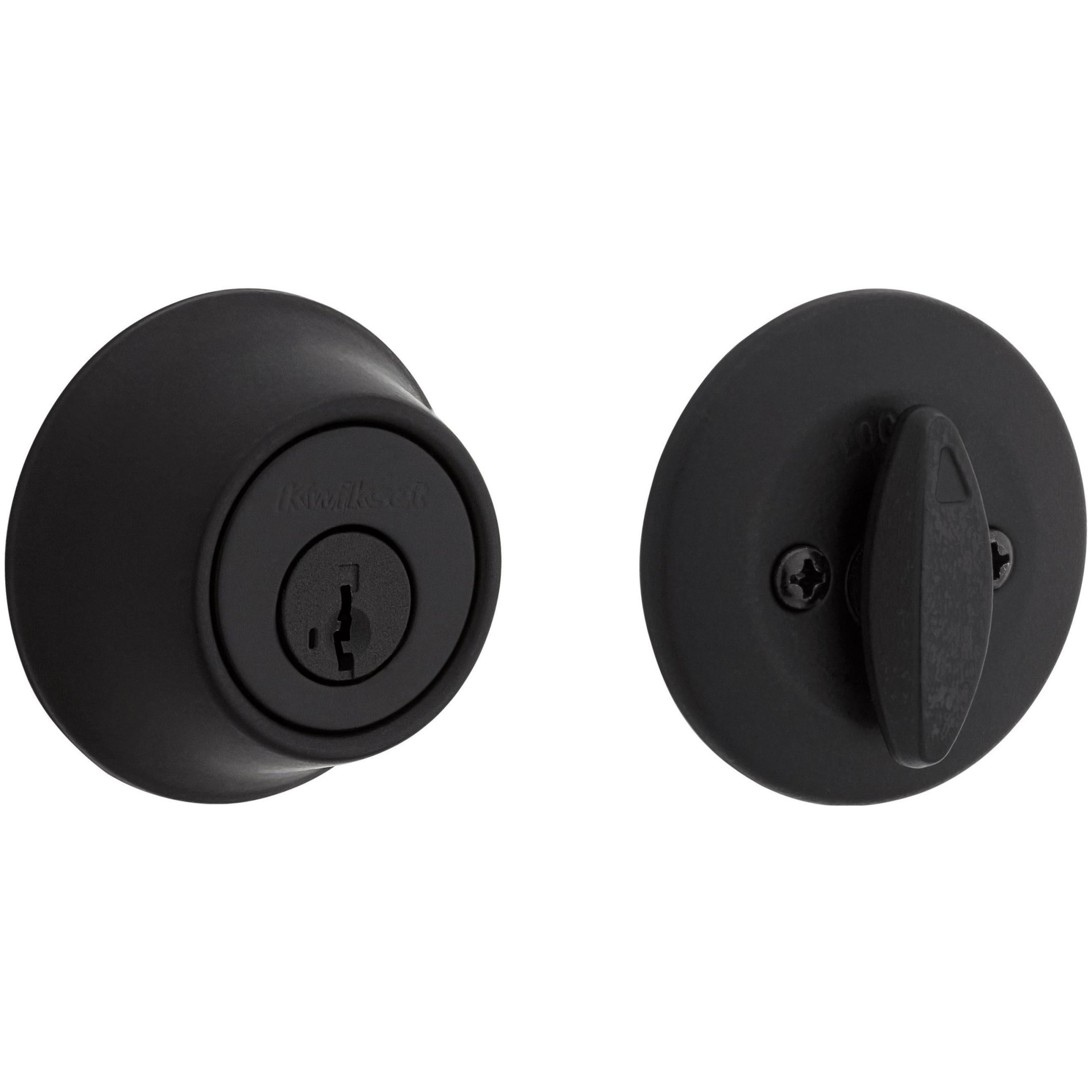 660 514 SMT 6AL STRKP K3 1-Cyl Deadbolt - Matte Black