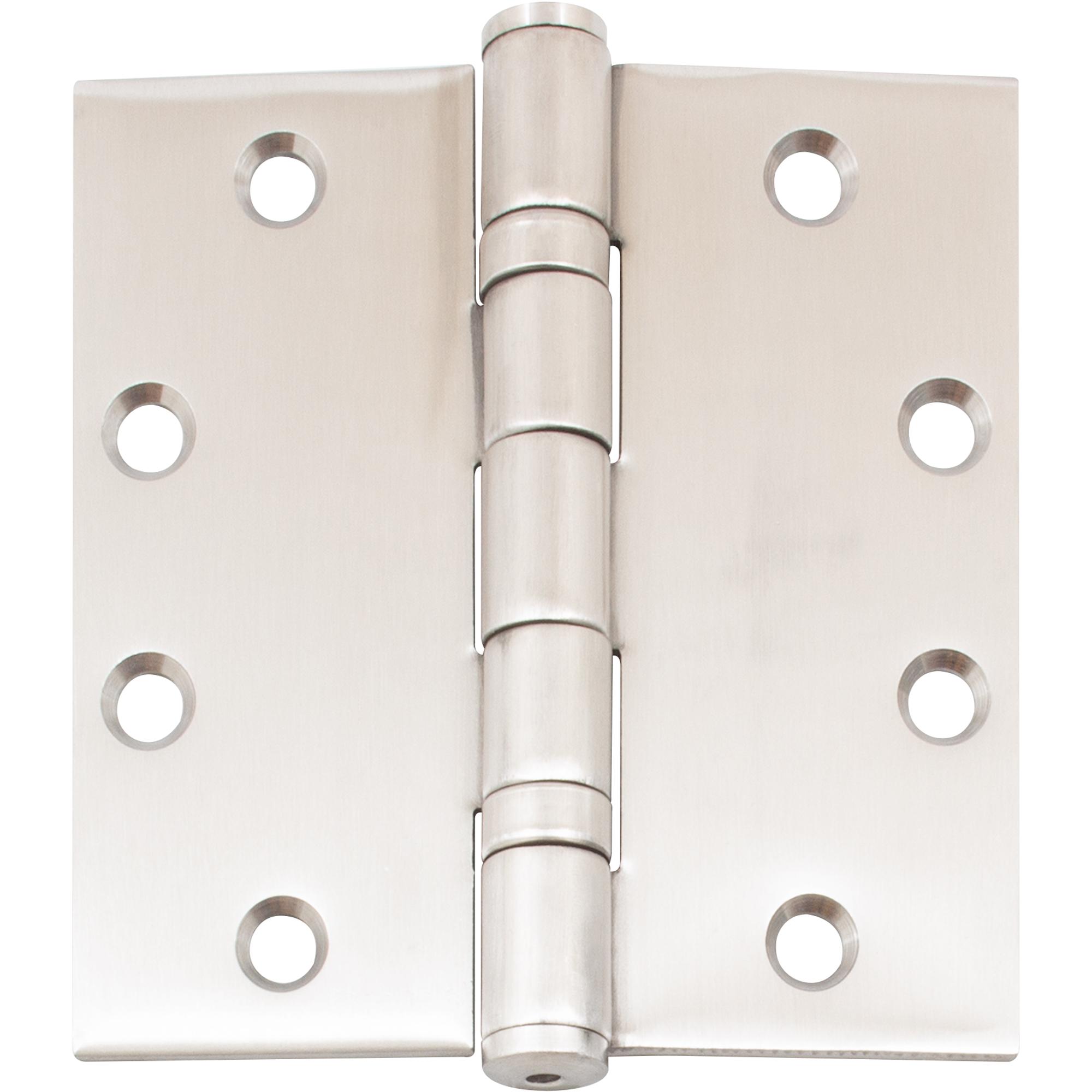 Commercial Grade Ball Bearing Hinge, 4-1/2 Inches, Square Corner, .134 Gauge