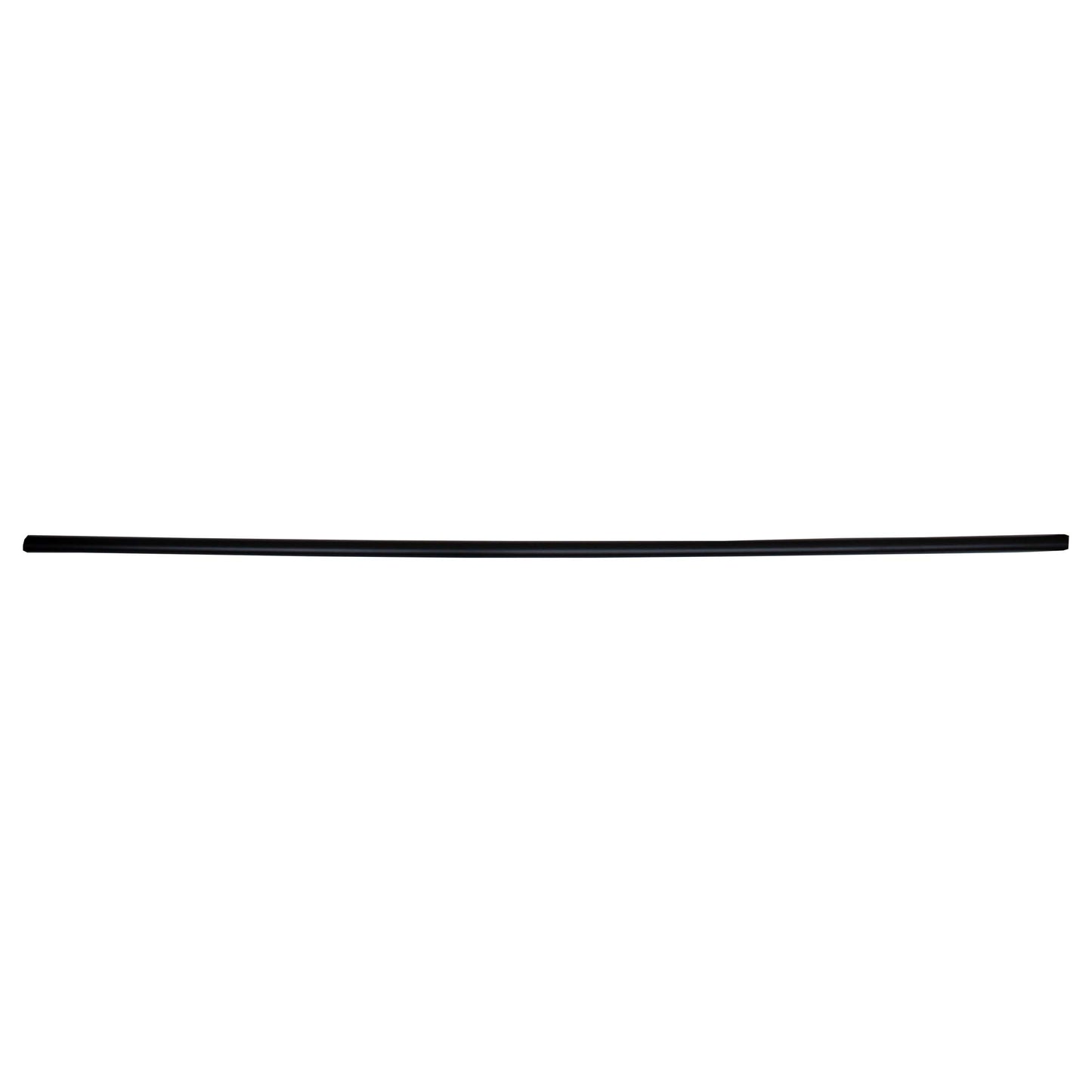 Stone Harbor Hardware Stainless Shower Rod, 5 Feet, No Flanges Included, Matte Black