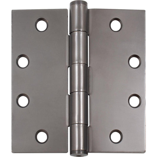 Stone Harbor Hardware Commercial Grade Plain Bearing Hinge, 4-1/2 Inches, Square Corner, .134 Gauge, Oil-Rubbed Bronze