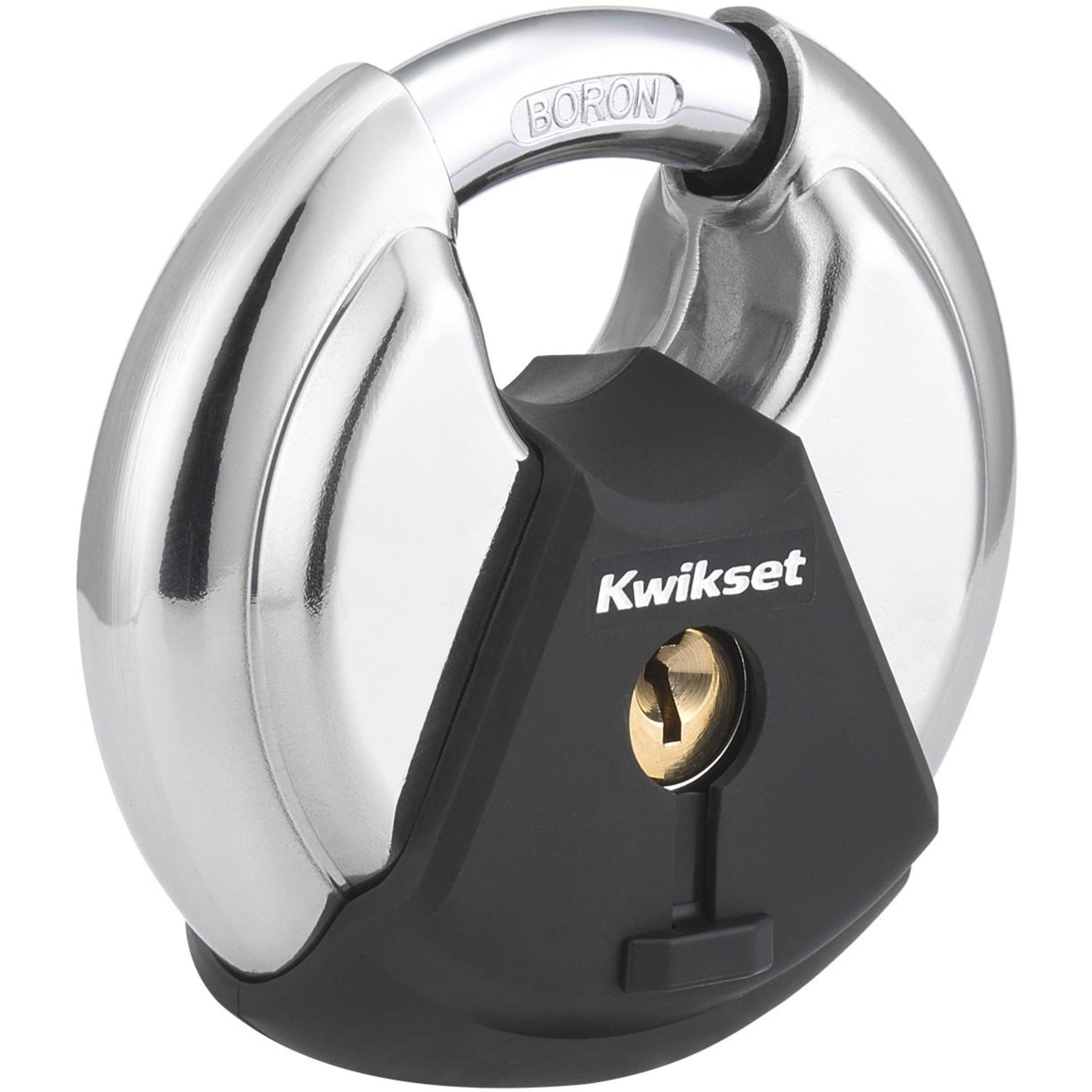 Kwikset 2-3/4" Discus Padlock with 5/8" Shackle