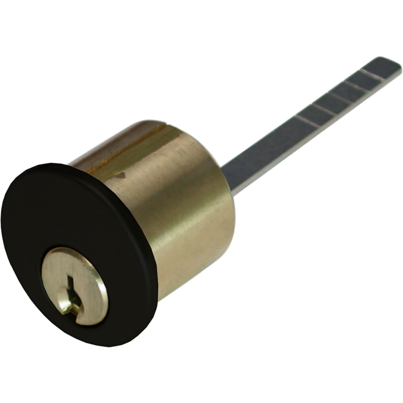 R118SC19A2 1-1/8" Rim Cylinder SC K2 - Black