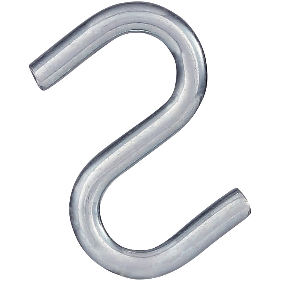TP2076 1-1/2" Open S Hook 30/pk - Zinc Plated
