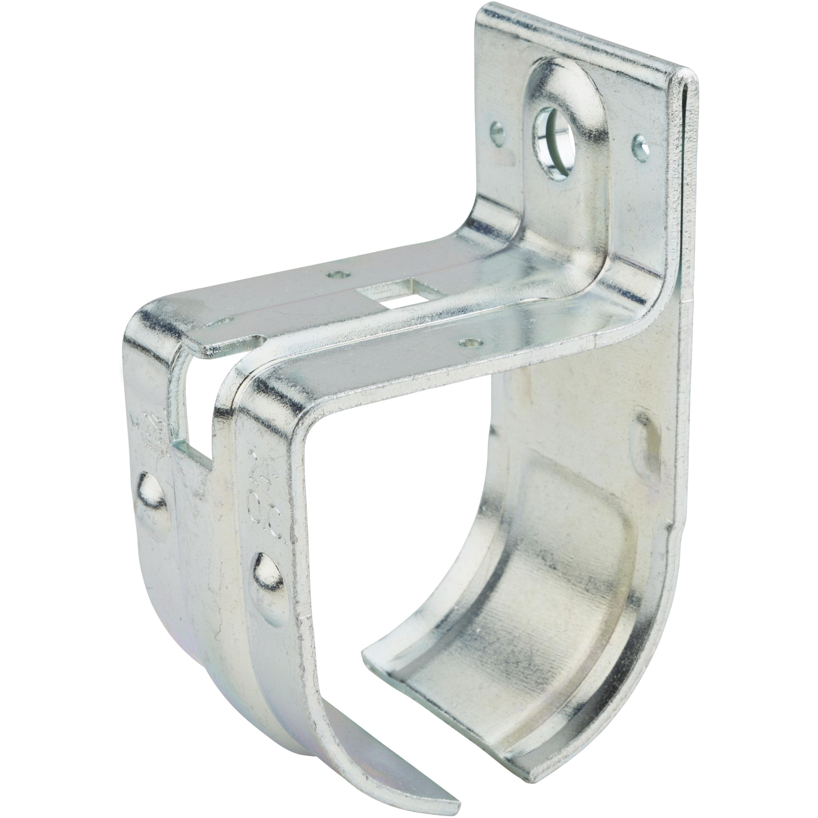 National Hardware - N100-006 DP5420BC Single Round Rail Bracket - Zinc