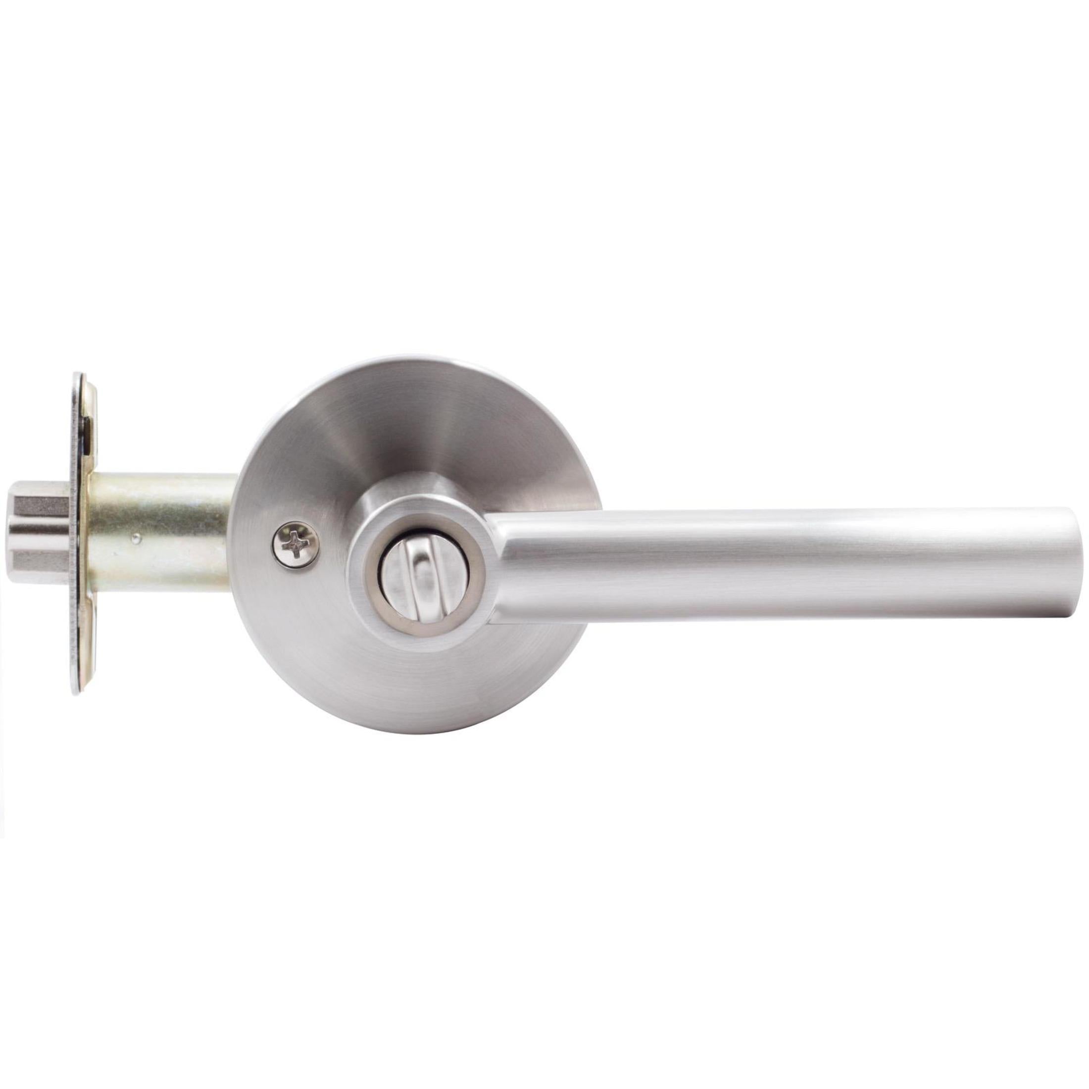 Zurich Door Lever with Round Rosette, Entry Function