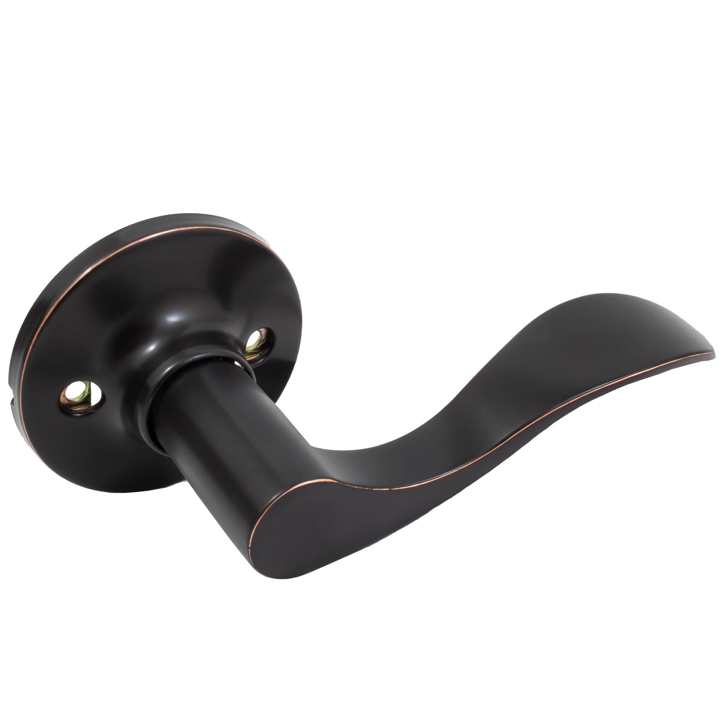 Stone Harbor Hardware Beaverton Door Lever, Dummy (Non-Turning) Latch, Right-Handed, Vintage Bronze