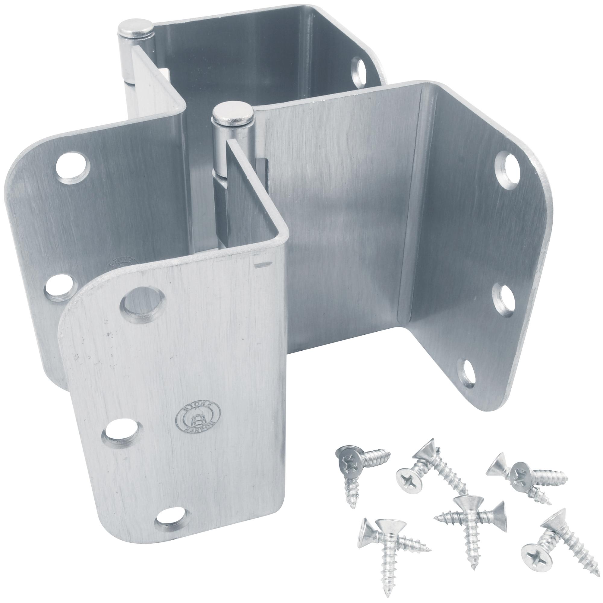 Swing Clear Offset Hinge, 3-1/2 Inches, 5/8" Radius Corner, Fits Doors 1-3/8" to 1-3/4" Thick, 2-Pack