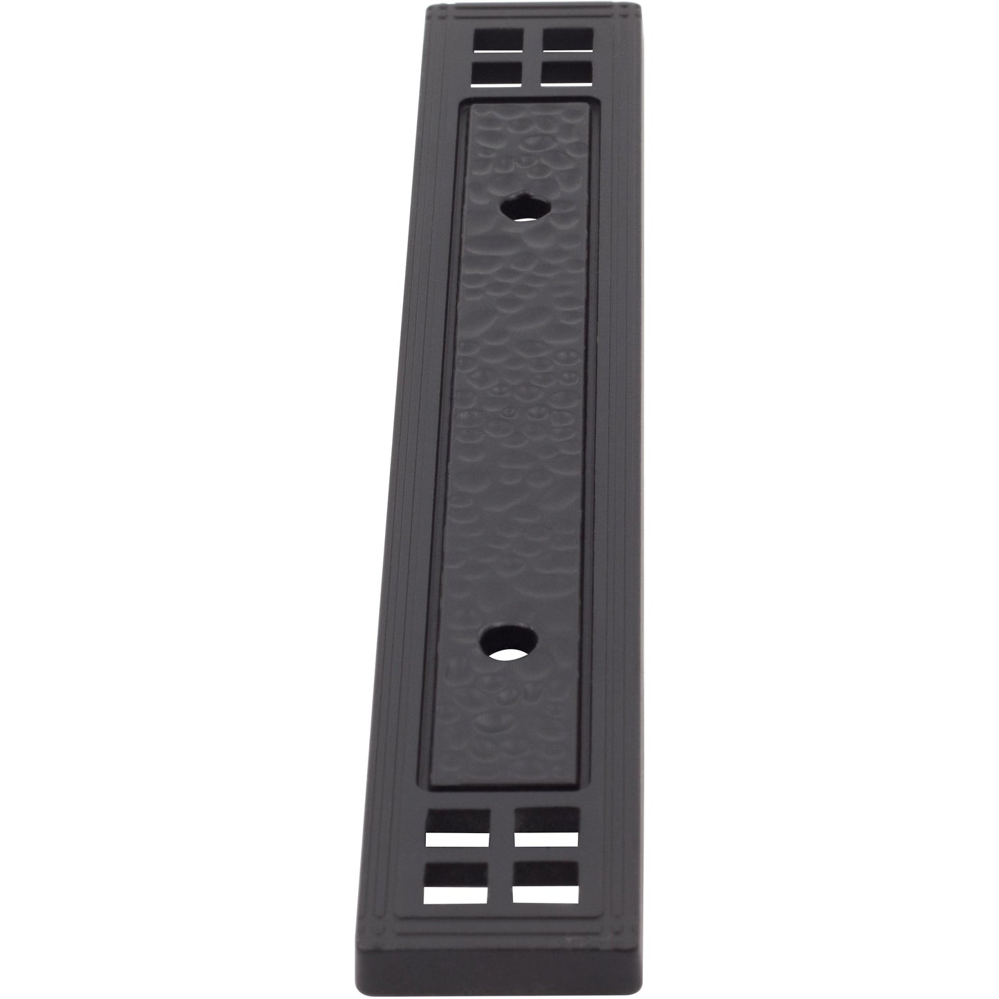 Stone Harbor Hardware Arts & Crafts Cabinet Pull Backplate, 3" Center-to-Center, Matte Black