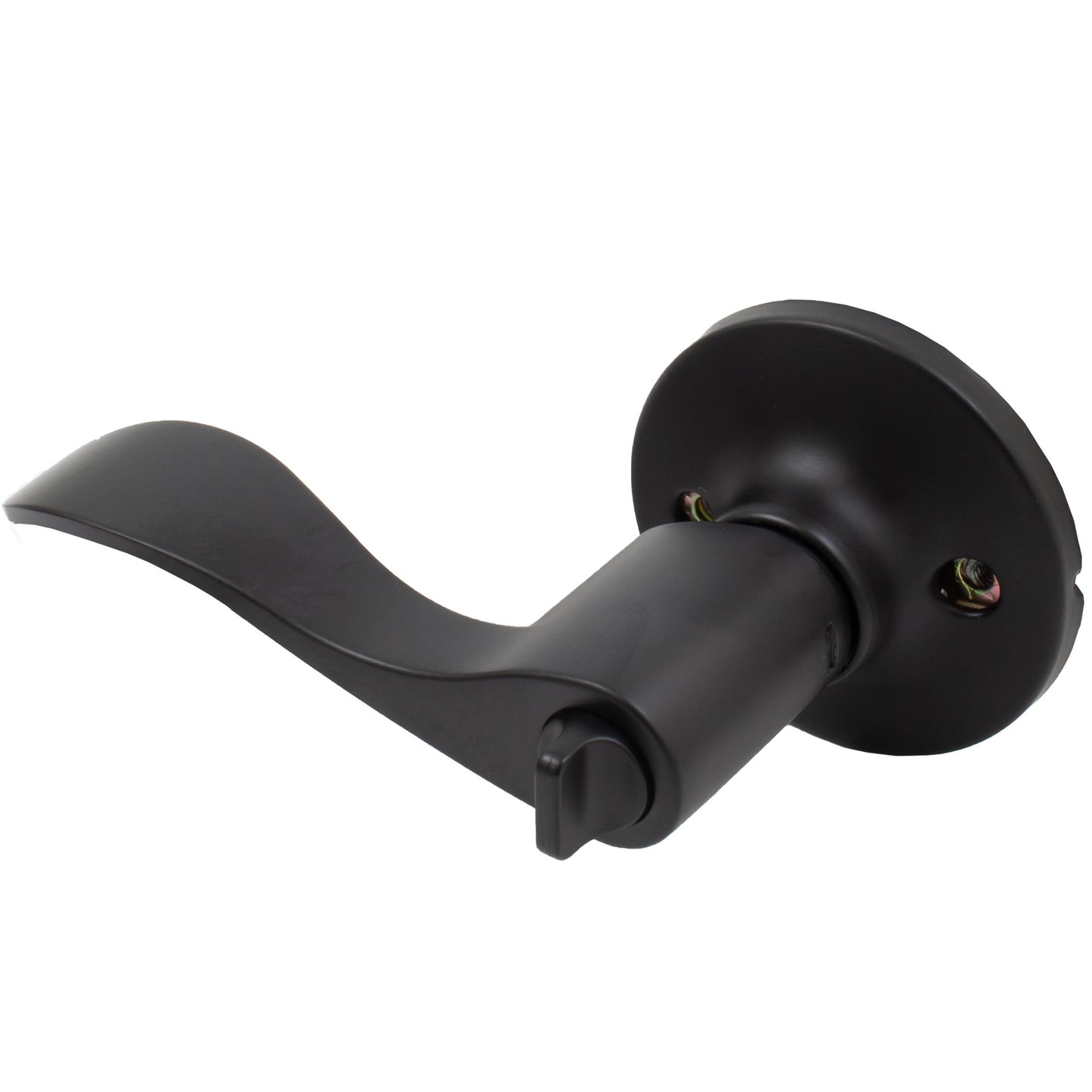Stone Harbor Hardware Beaverton Door Lever, Entry Latch, SC Keyway, Matte Black