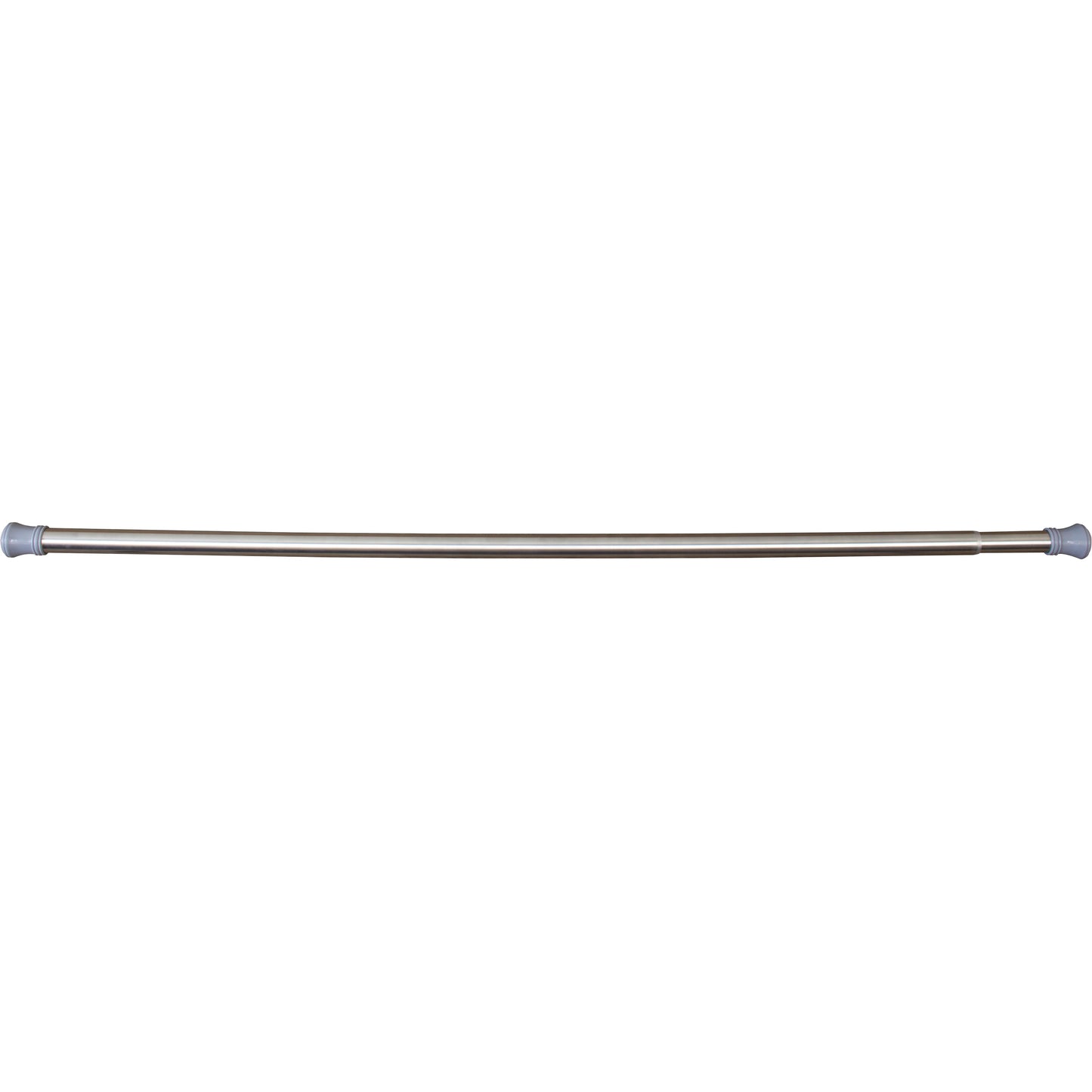 Stone Harbor Hardware Adjustable Shower Rod, 1-3/8" Diameter, Adjusts from 43" to 72", Satin Stainless Steel
