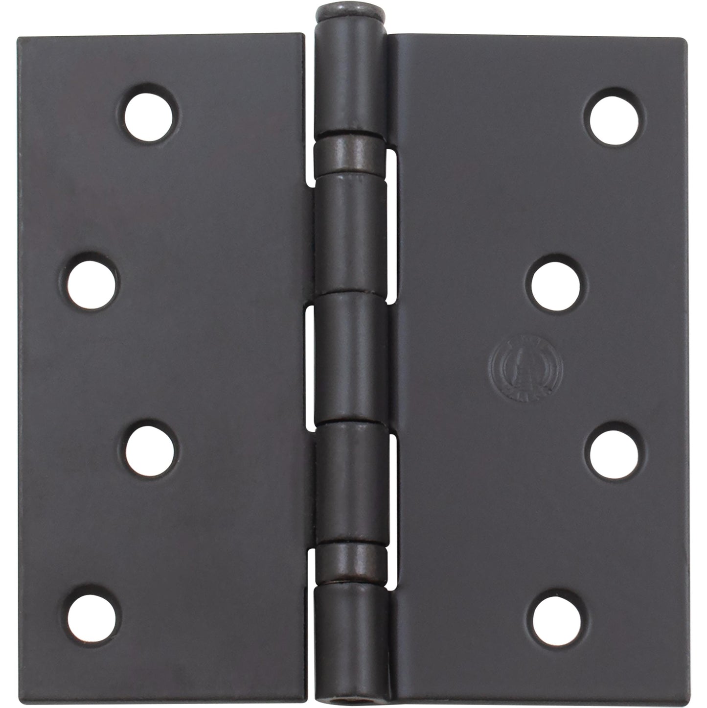 Stone Harbor Hardware 4" Ball-Bearing Door Hinges, Square Corner, Oil-Rubbed Bronze, 3-Pack