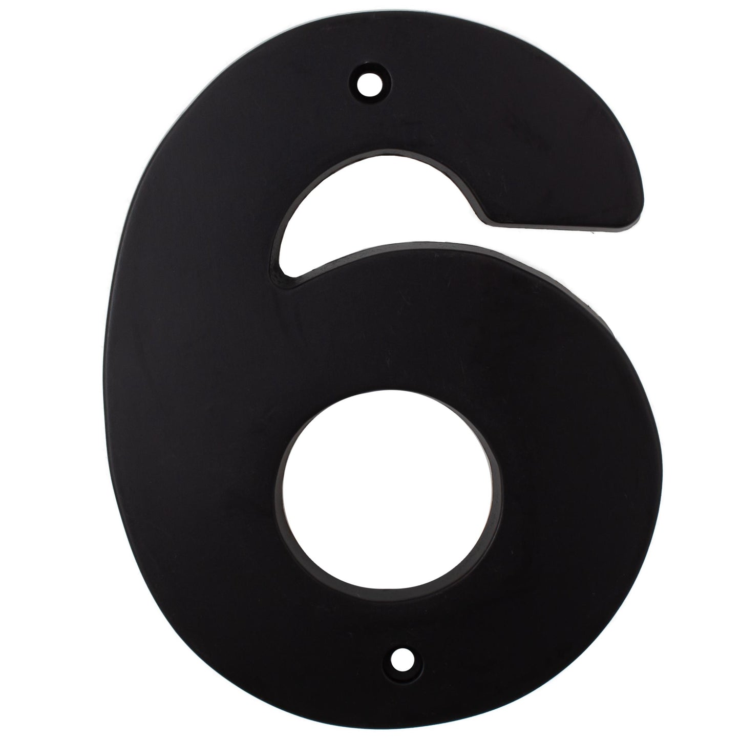 Stone Harbor Hardware Contemporary House Number, #6, 5 Inches, Matte Black