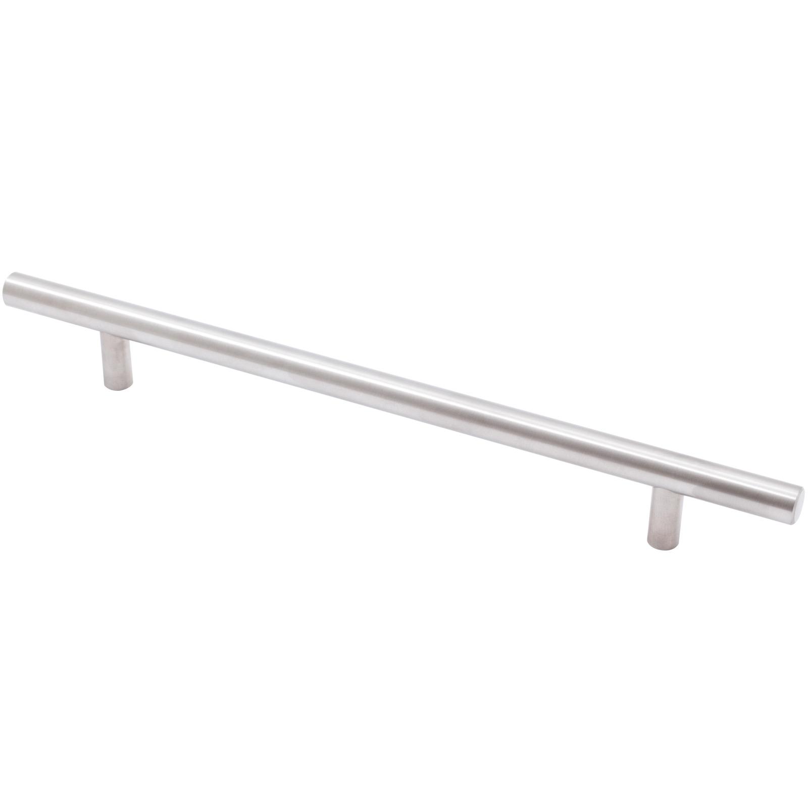 Stone Harbor Hardware Bar Cabinet Pull, 192 Millimeters, 272mm Overall Length, Satin Stainless Steel