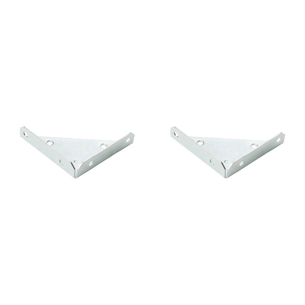 V124 4" Corner Brace 2/pk - Zinc Plated