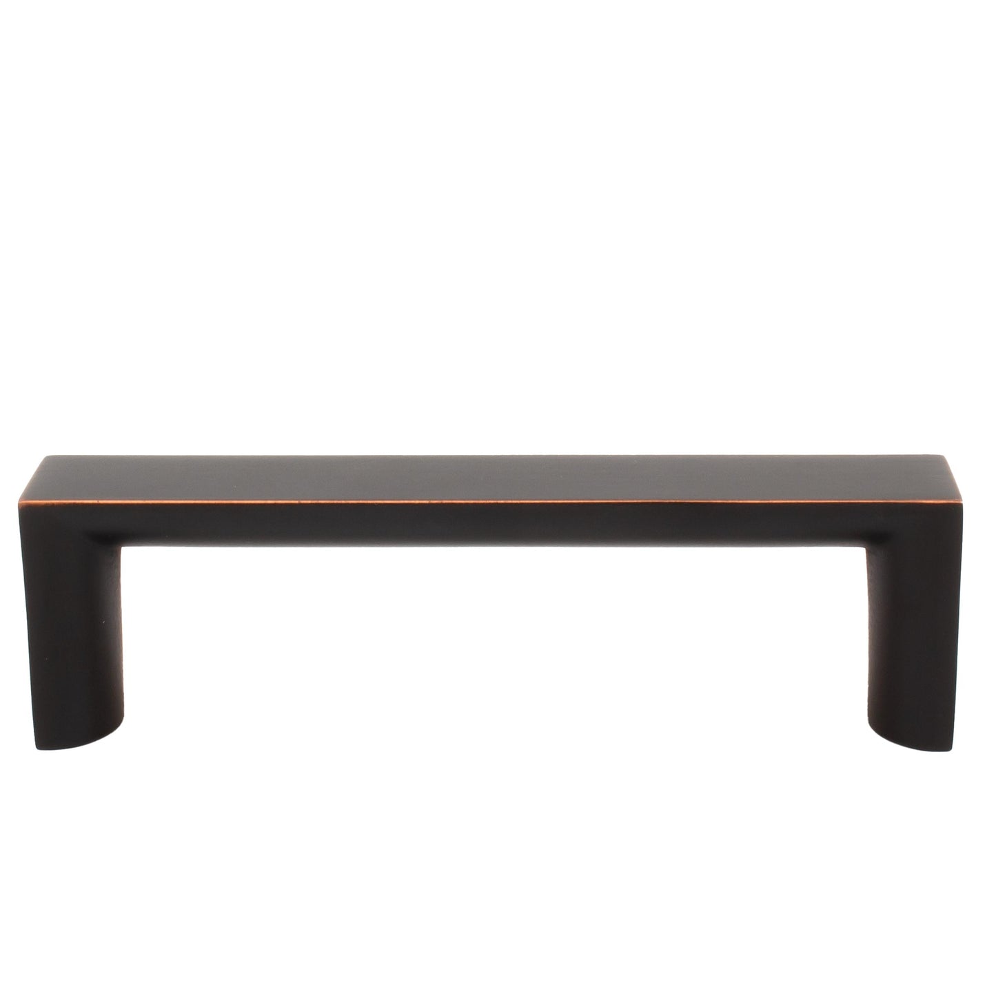 Stone Harbor Hardware Plateau Cabinet Pull, 96 Millimeters, Vintage Bronze