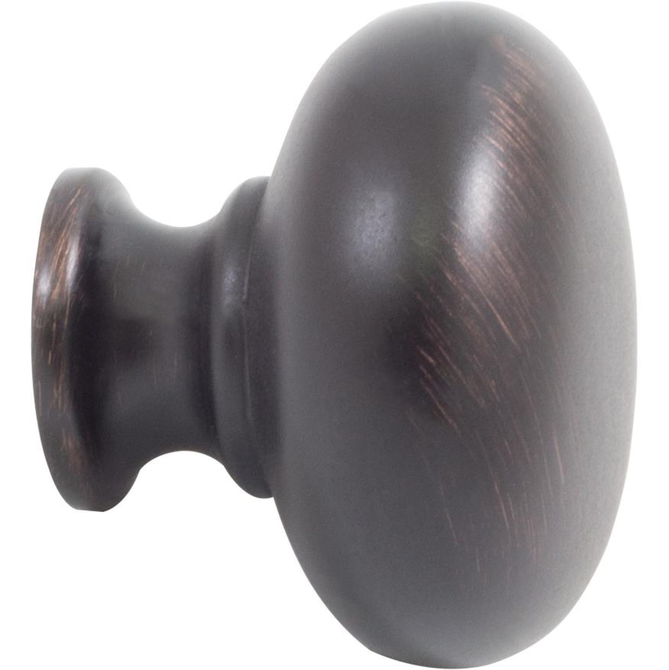 Round Cabinet Knob, 1-1/4 Inches