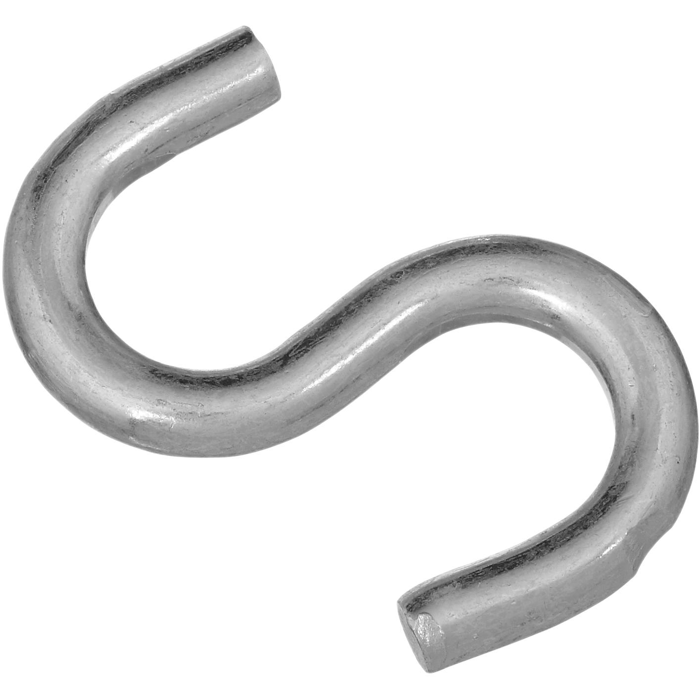 V2076 2-1/2" Heavy Open S Hook - Zinc