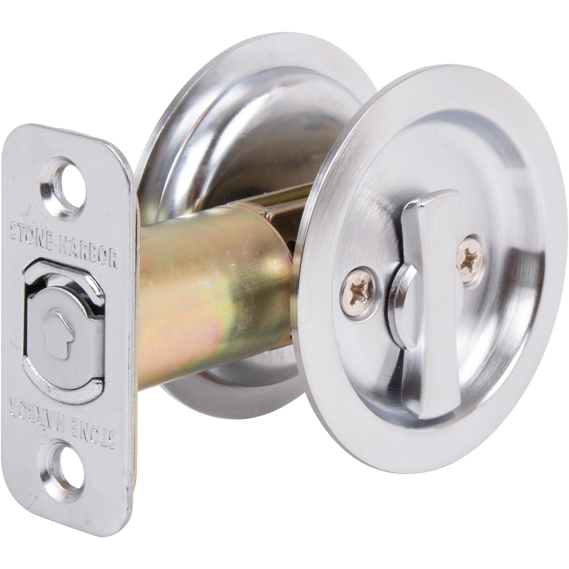 Round Pocket Door Lock Privacy