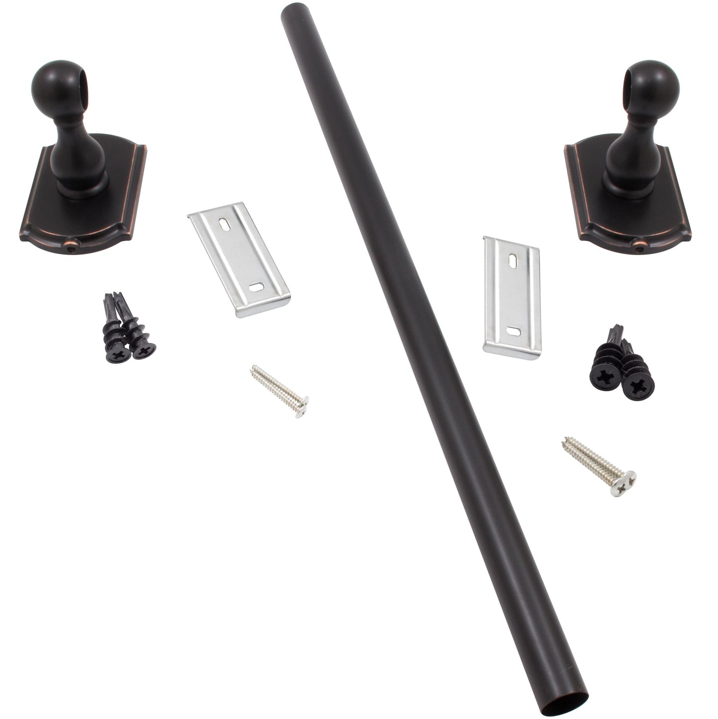 Stone Harbor Hardware Cambridge Towel Bar, 30 Inches, Vintage Bronze